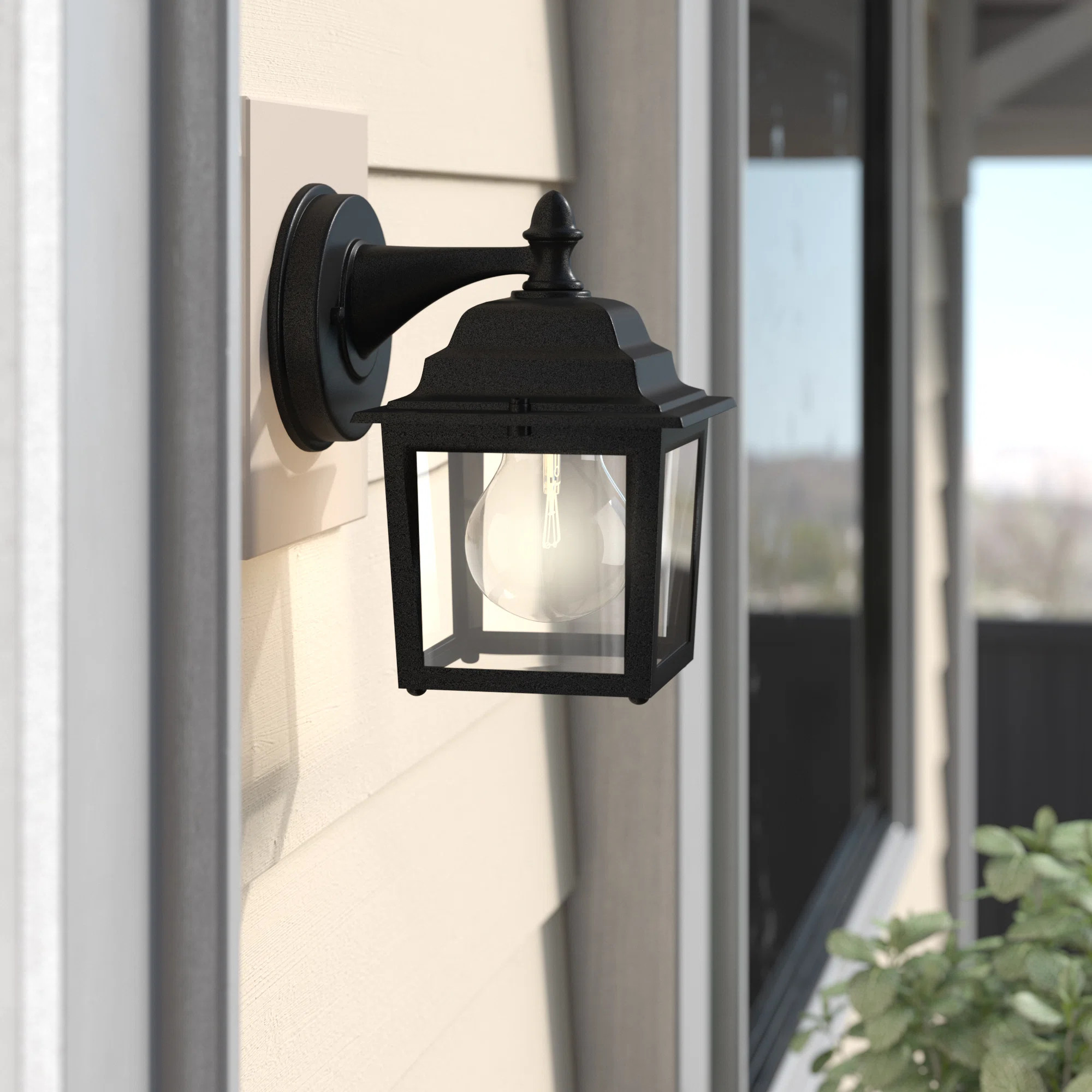 Lark Manor™ Allegan Outdoor Wall Lantern & Reviews | Wayfair | Wayfair North America