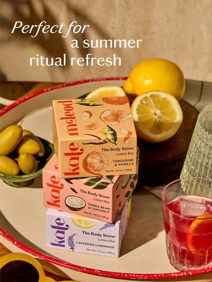 Lavender Lemonade | Deep Moisturizing Lotion Bar | Kate McLeod