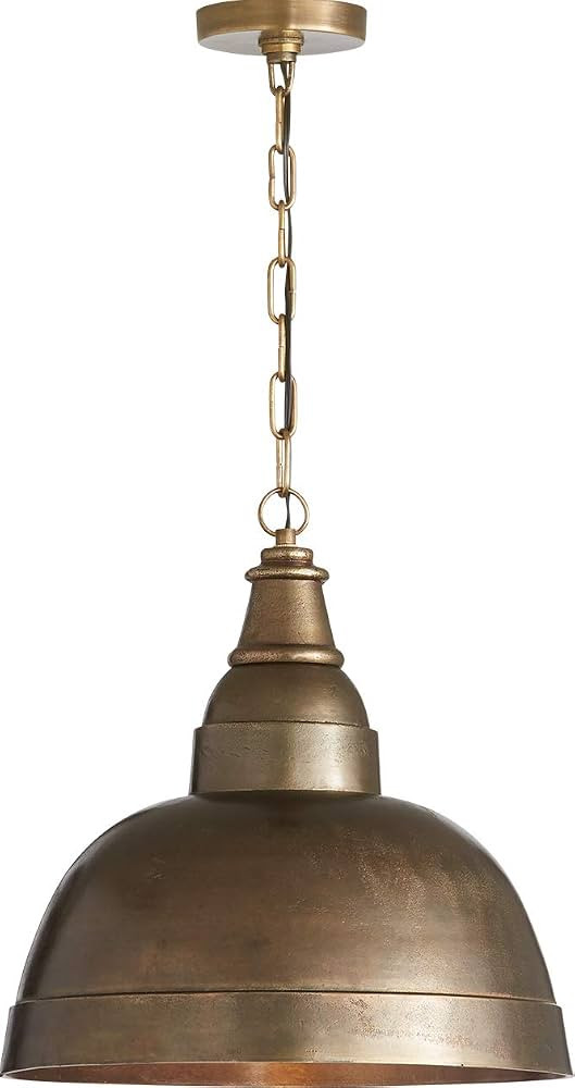 Capital Lighting 330313XB Sedona Handcrafted Sand-Cast Aluminum Industrial Metal Dome Pendant, 1-... | Amazon (US)