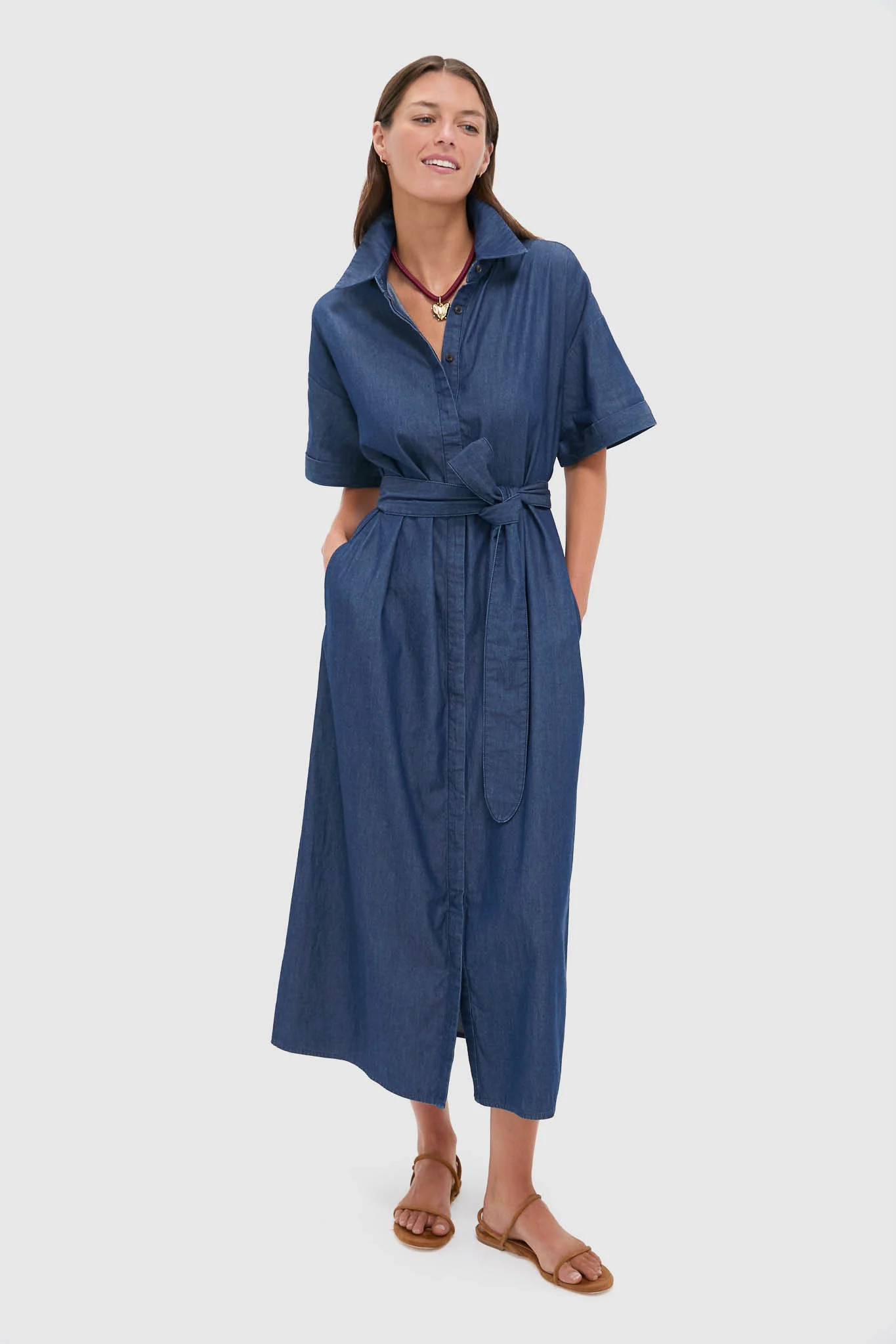 Dark Denim Zacara Dress | Tuckernuck (US)