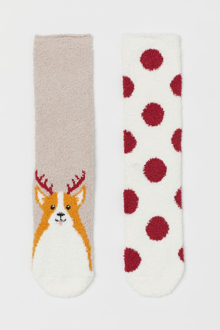 2-pack Chenille Socks | H&M (US + CA)