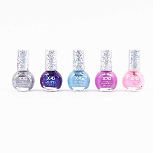 Make It Real Three Cheers for Girls - Holowave Nail Polish - Nail Polish Set for Girls & Teens - Includes 5 Colors - Non-Toxic Nail Polish Kit for Kids Ages 8+ | Amazon (US)