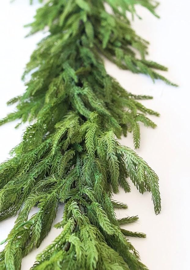 Afloral The Original Real Touch Norfolk Pine Garland - 60" | Amazon (US)