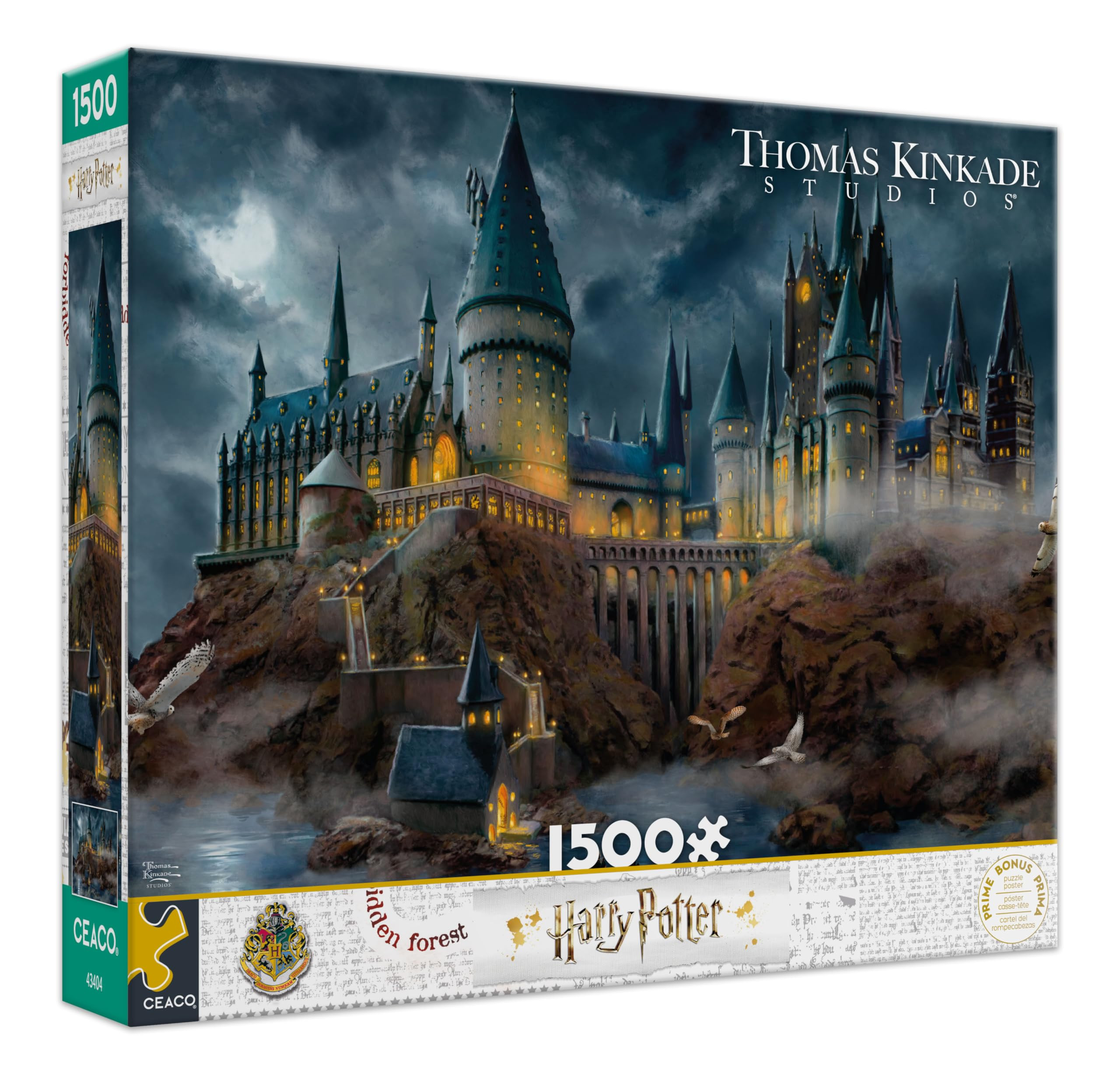 Ceaco - Thomas Kinkade - Harry Potter - Hogwart's Castle - 1500 Piece Jigsaw Puzzle | Amazon (US)