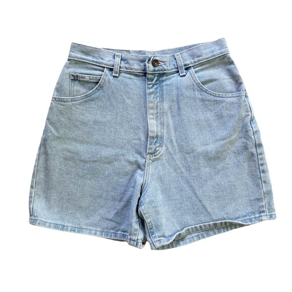 29 Waist 80s 90s Vintage High Waistedlight Wash Denim Shorts | Etsy | Etsy (US)