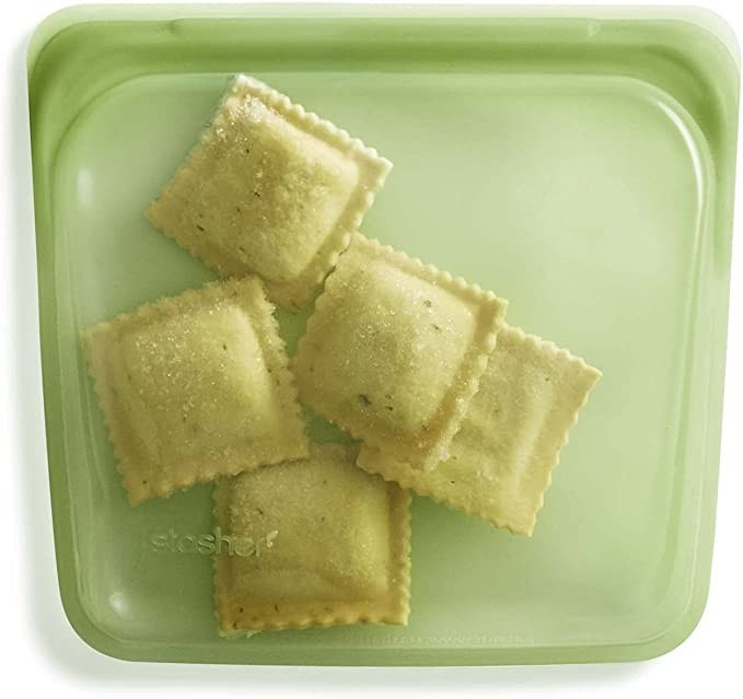 Stasher Silicone Reusable Storage Bag, Sandwich (Green) | Food Meal Prep Storage Container | Lunc... | Amazon (US)