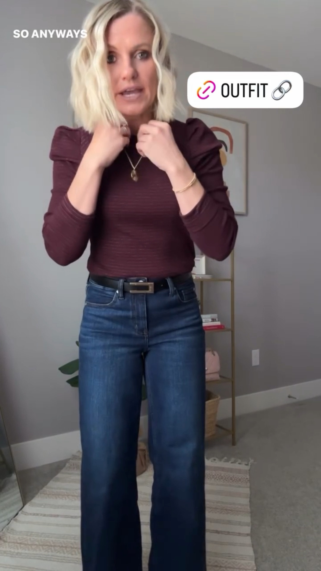 What I wore today on a family holiday outing! 
Top- small
Jeans- 25/28” inseam

#LTKootd #LTKFindsUnder100 #LTKSeasonal