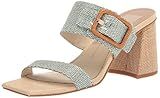 Dolce Vita womens Posy Heeled Sandal, Mint Raffia, 8.5 US | Amazon (US)