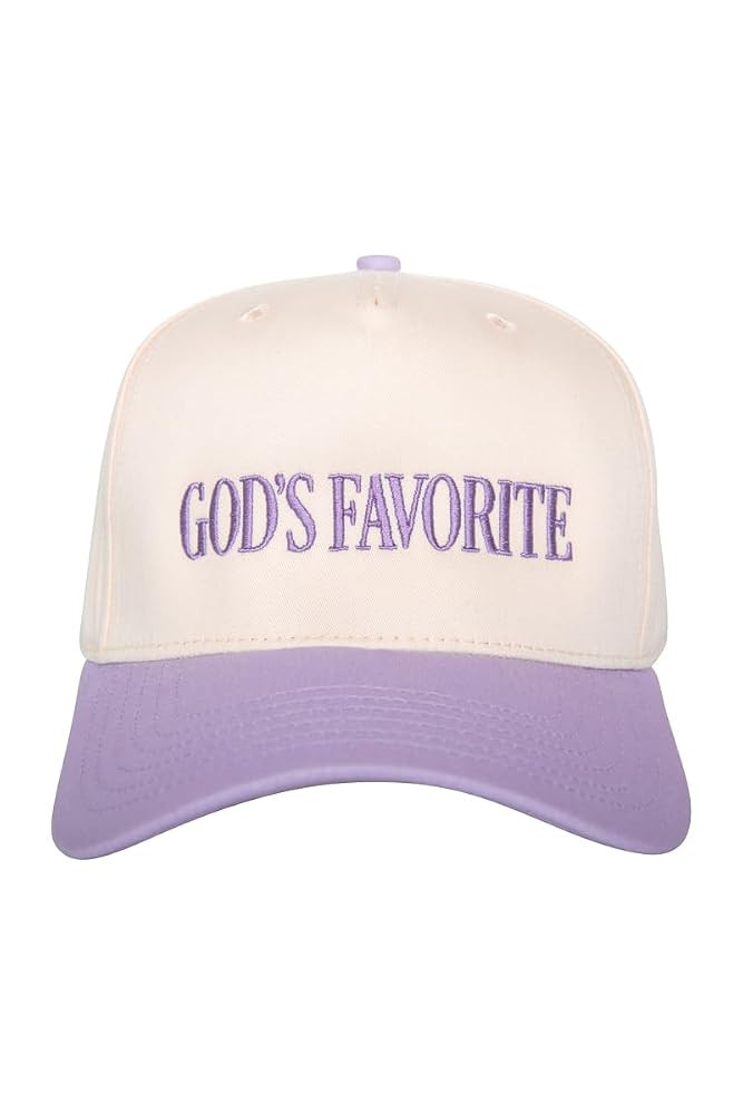 KATYDID God’s Favorite Vintage Hat - Two-Toned Funny Trucker Hat - Embroidered Vintage Baseball... | Amazon (US)