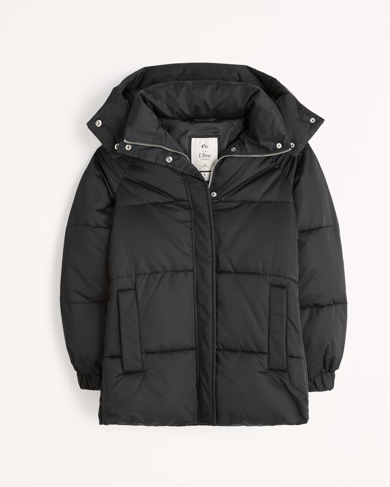 Women's Ultra Mid Puffer | Women's 25% Off Select Styles | Abercrombie.com | Abercrombie & Fitch (US)