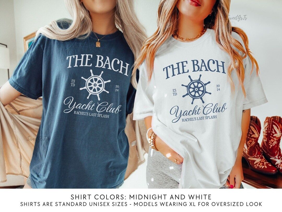 Beach Bachelorette Party Shirts, Nautical Bachelorette Shirts, Custom Bachelorette Shirts, Person... | Etsy (US)