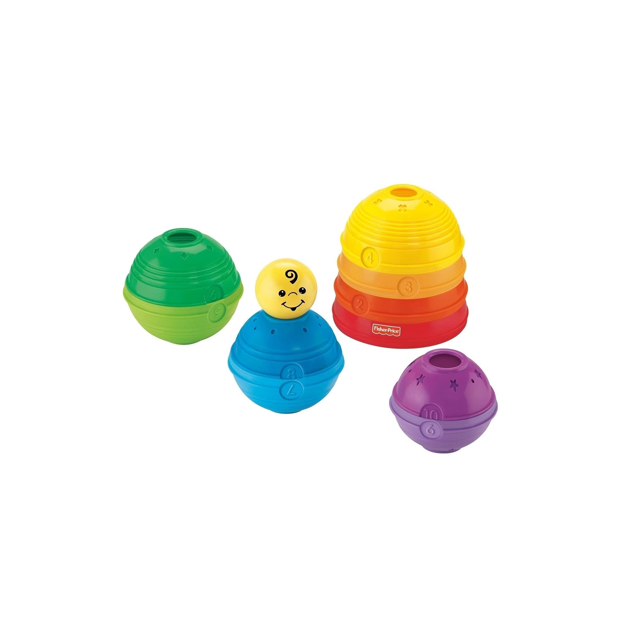 Potinhos Empilhar e Rolar, Fisher Price, Mattel | Amazon (BR)