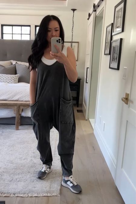 My favorite lazy weekend outfit!  I have these overalls in 4 colors because I love them so much!  

Free people loungewear, overalls, jumpsuit

#LTKstyletip #LTKover40 #LTKtravel