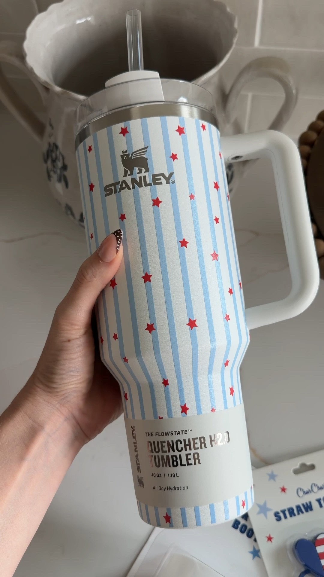 I had to have the new patriotic Stanley! The stripes and stars are just perfect! #memorialday #4thofjuly

#LTKHome #LTKSeasonal