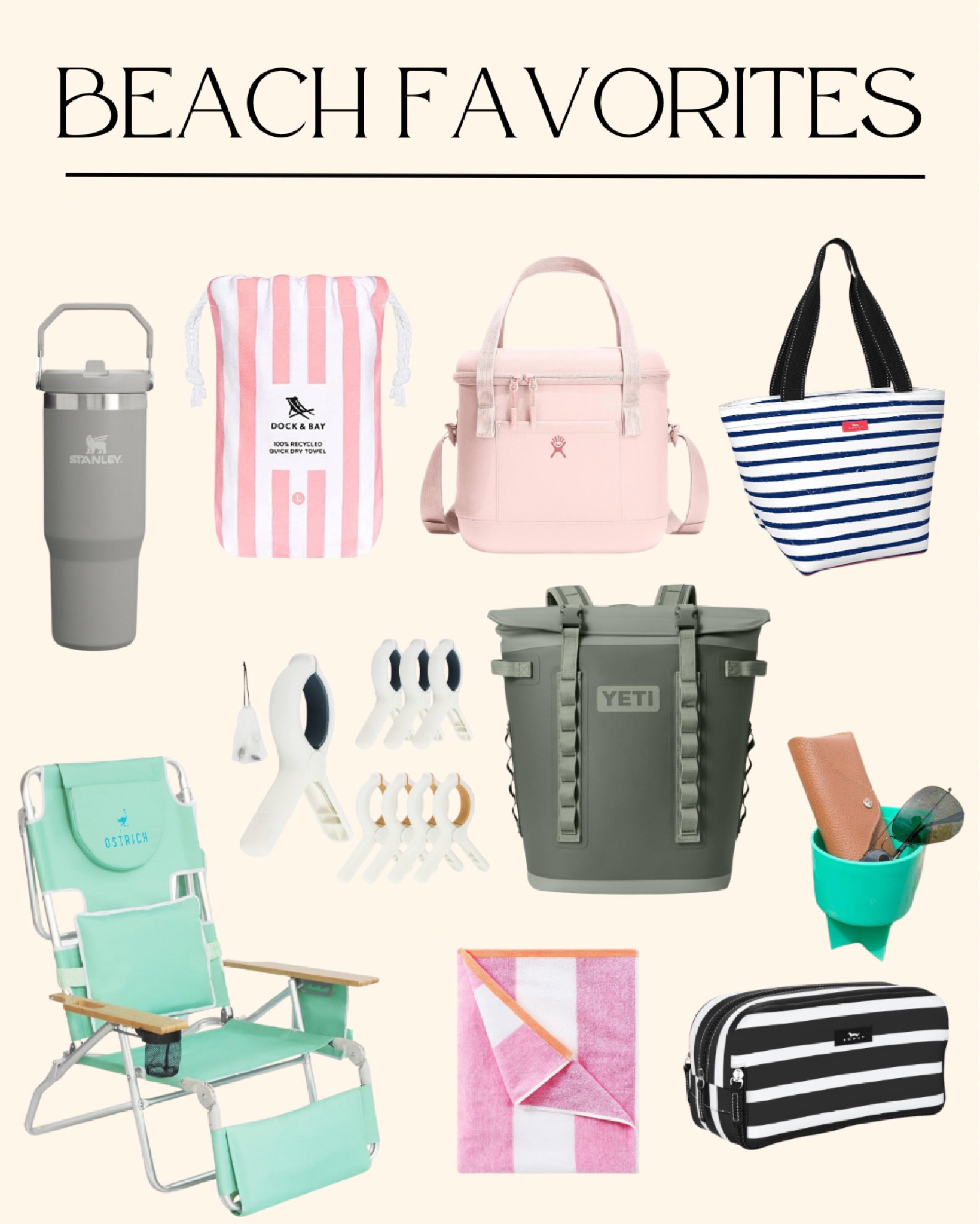 Beach Essentials 

#LTKSummerSales #LTKTravel #LTKSeasonal