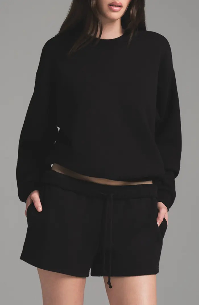 Cotton Fleece Blend Classic Crewneck Sweatshirt | Nordstrom