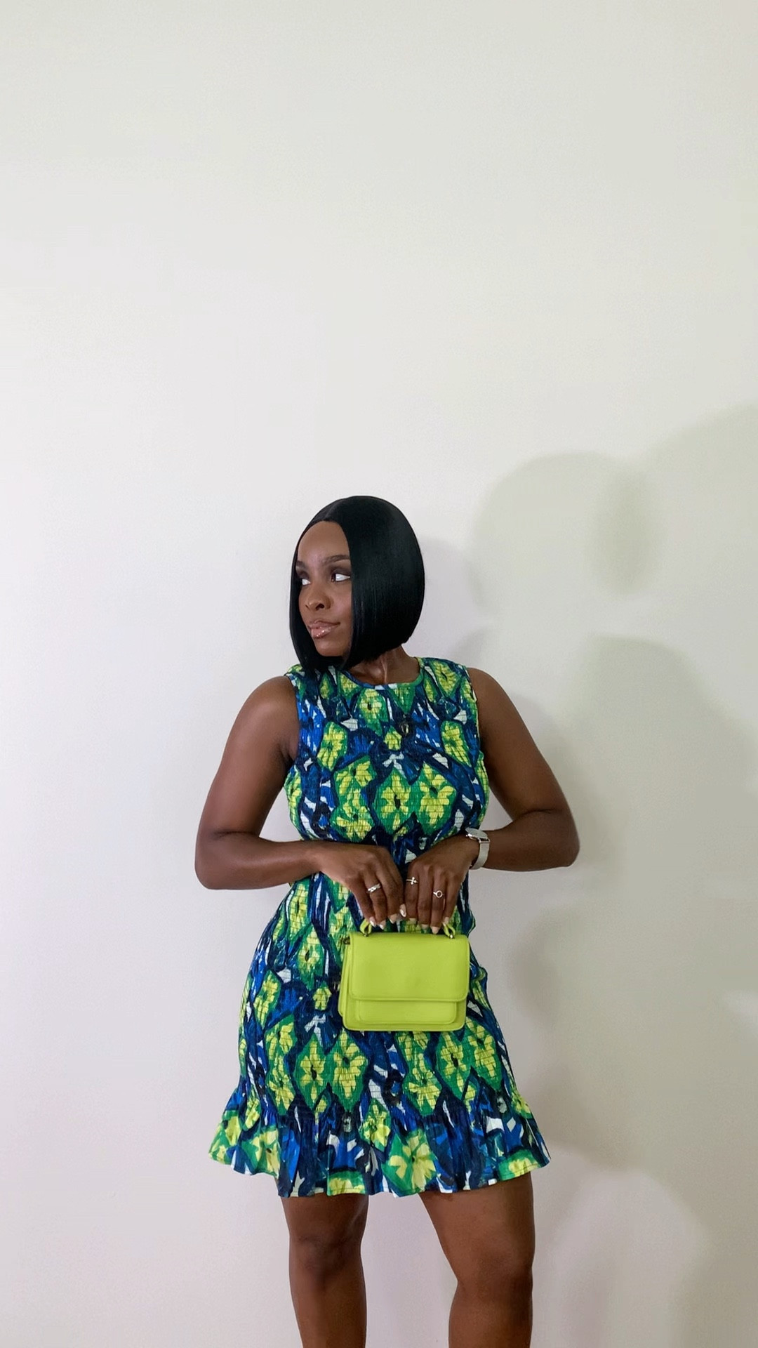 Simon miller, printed mini dress, blue and green dress, summer fashion, summer mini dress, green and blue dress, bob hairstyle

#LTKStyleTip #LTKSeasonal