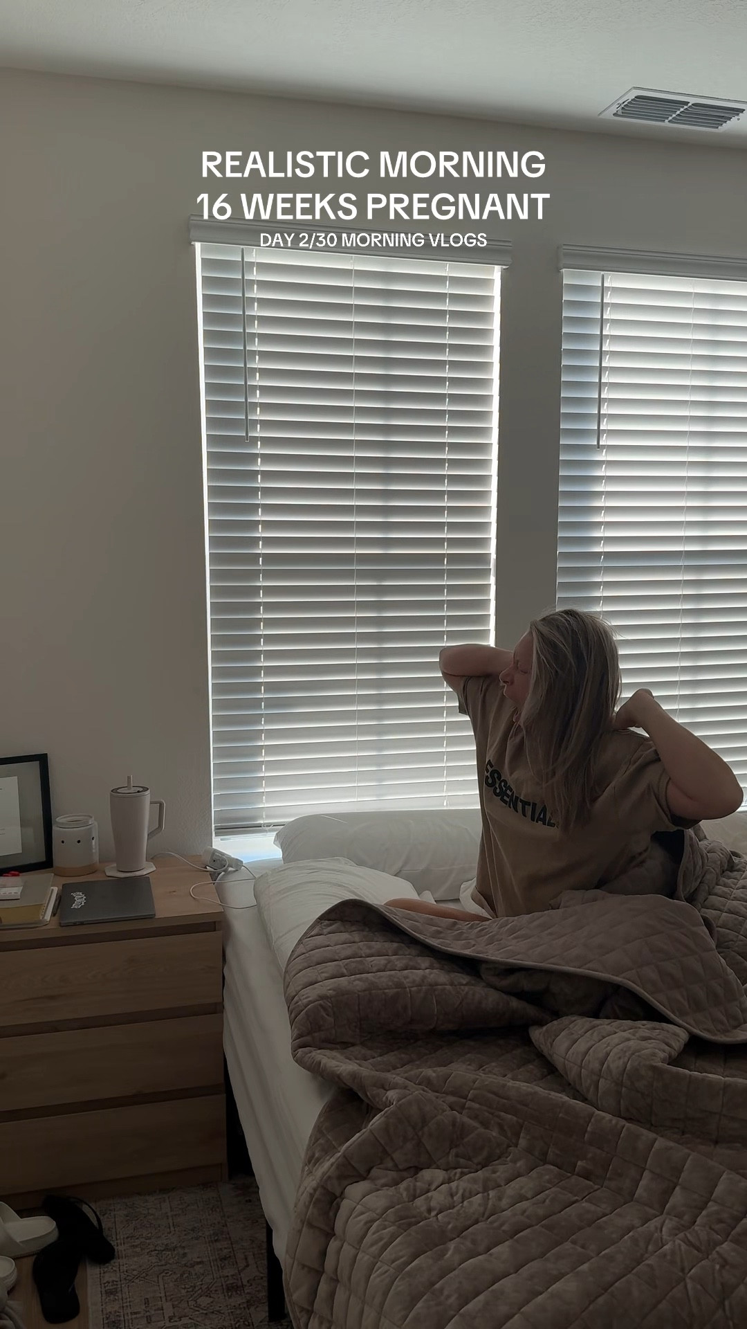 Realistic morning vlog 16 weeks pregnant #pregnant #mamatobe 

#LTKHome