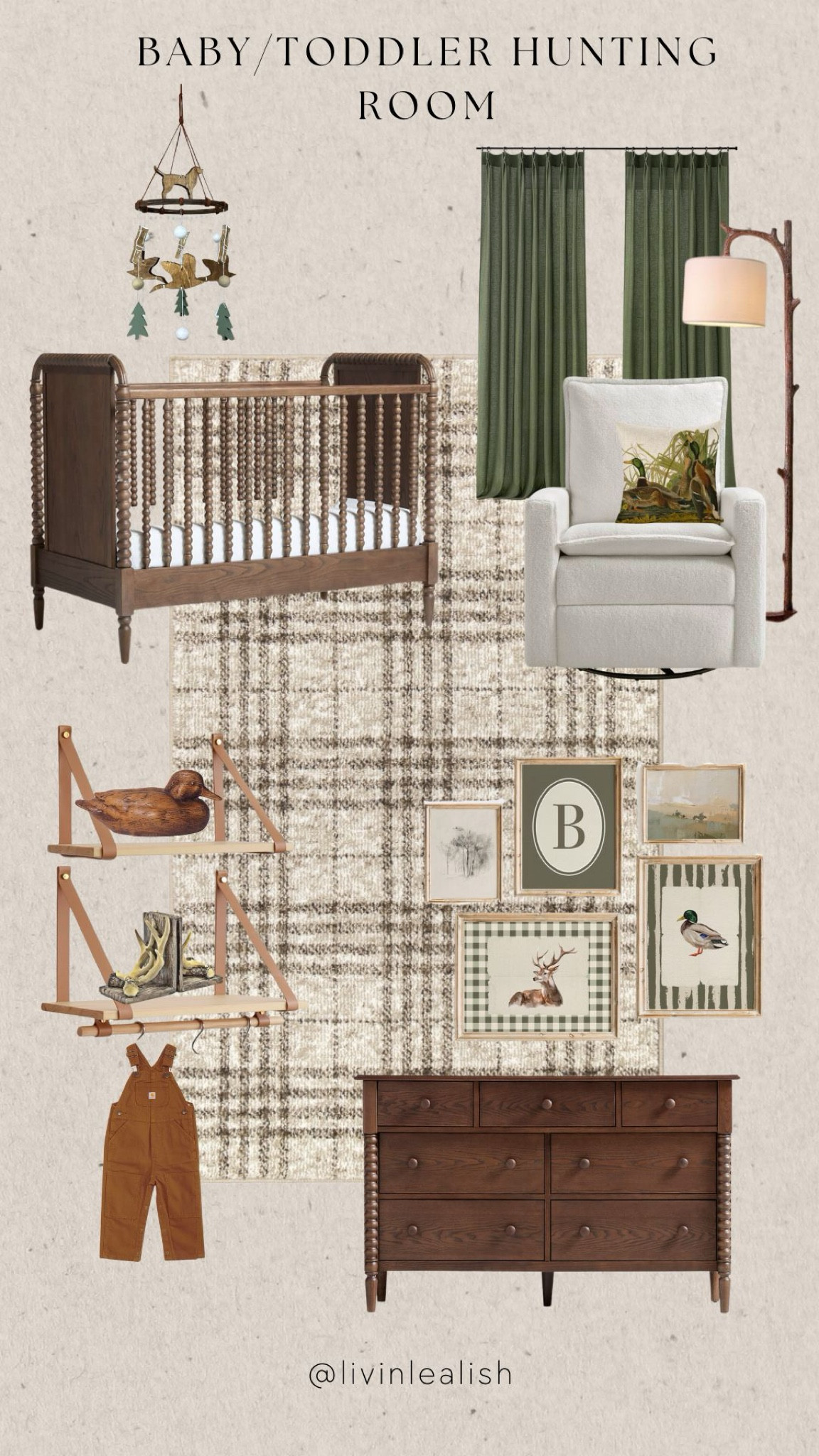 The cutest hunting room for baby/toddler boy! 🦆🦌 #nurserydecor #boyroom #boynursery #mallardroom #hunting room #babynursery 

#LTKHome #LTKBaby #LTKKids