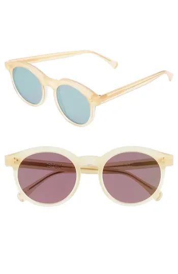 Women's Wildfox Harper Zero 53Mm Round Keyhole Sunglasses - | Nordstrom