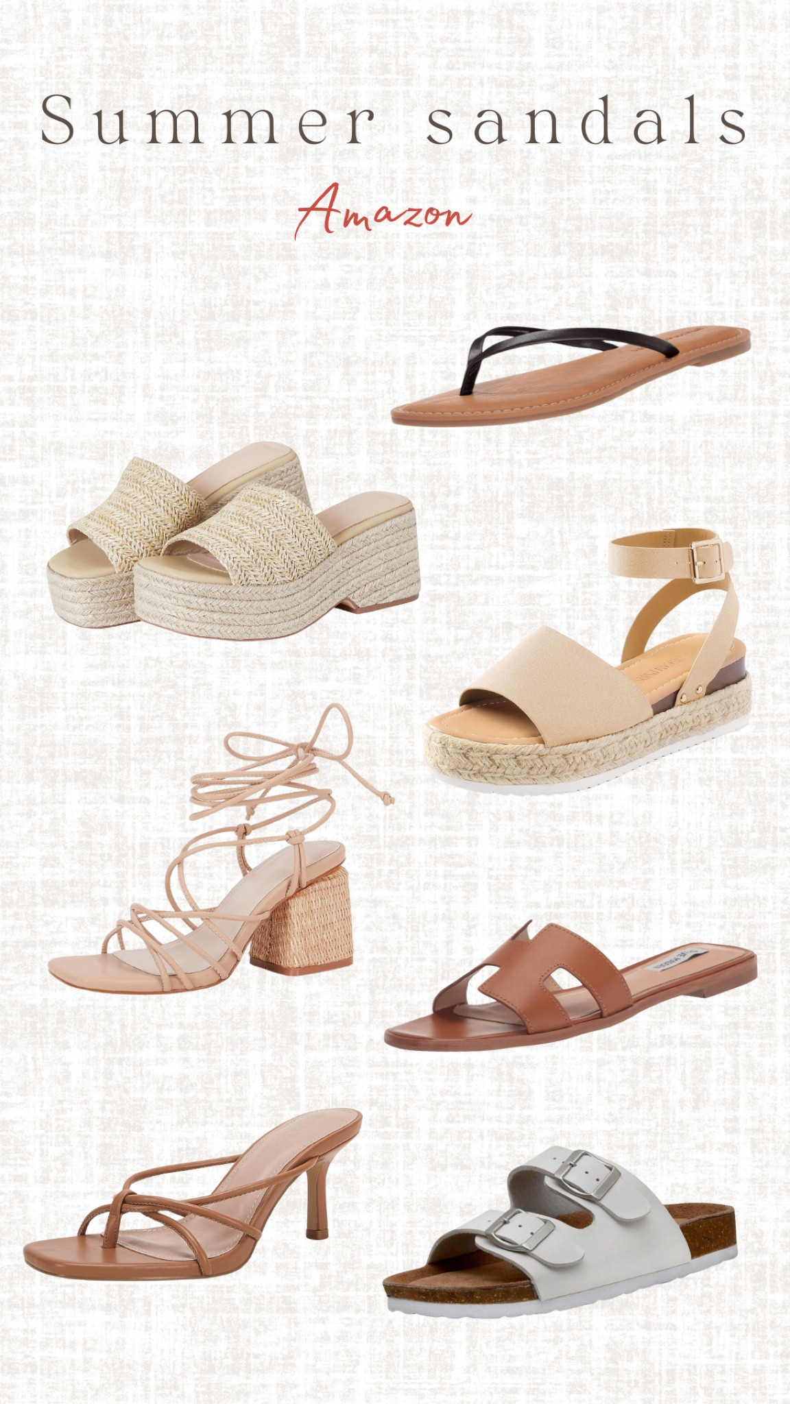 Summer sandals from Amazon 




#LTKTravel #LTKShoeCrush #LTKU