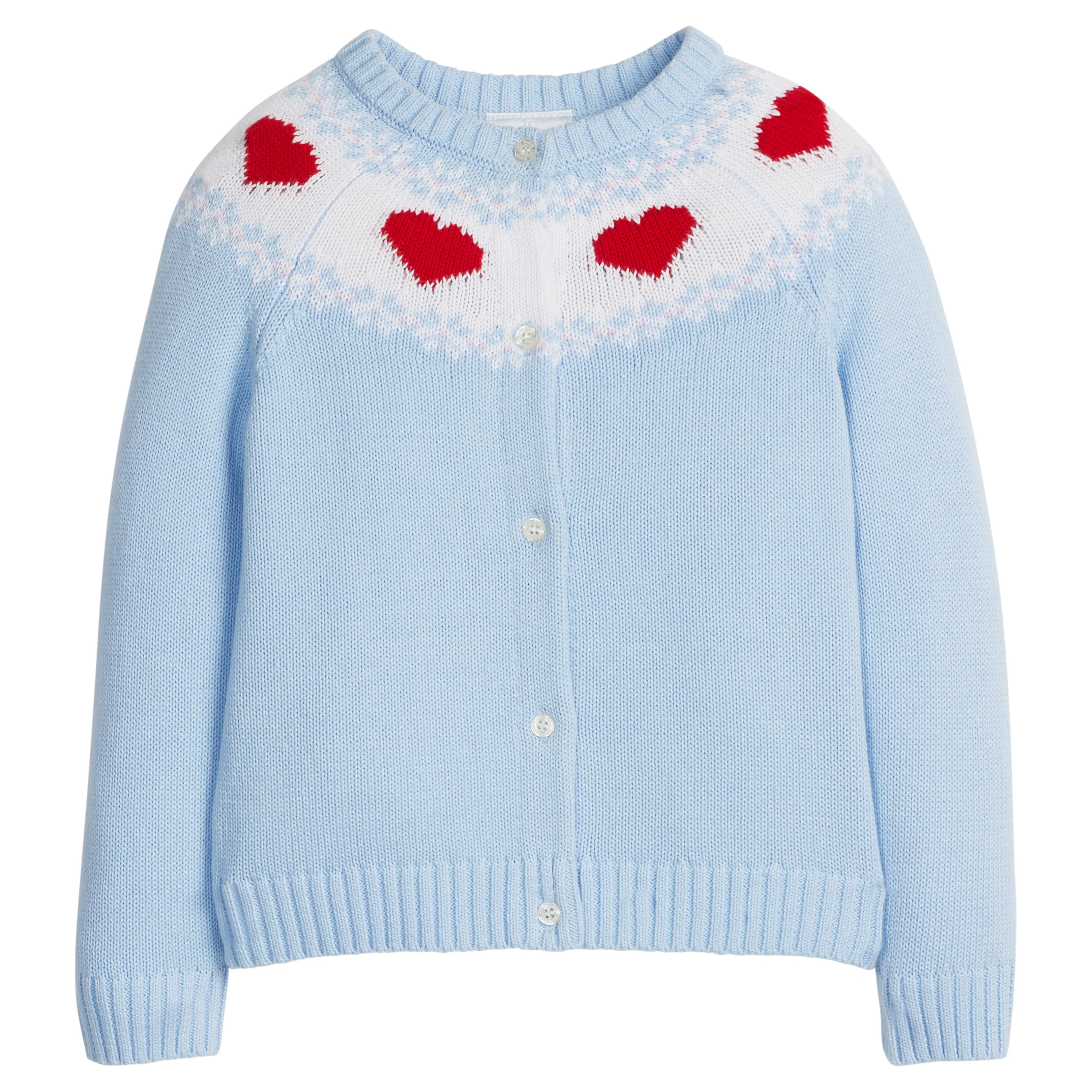 Fair Isle Cardigan - Heart | Little English | Little English