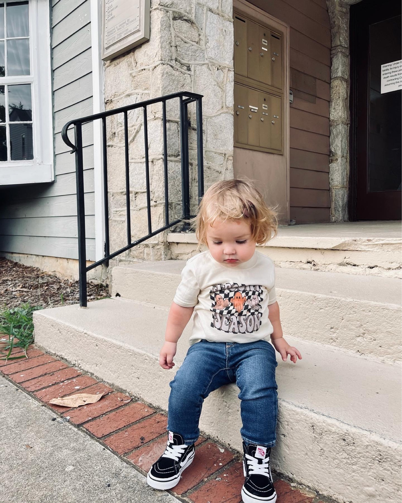 Ellies outfit last night//spooky season/etsy find//gap jeans//vans shoes

#LTKfamily #LTKSeasonal #LTKkids