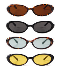 90s Sunglasses for Women Men Retro Small Oval Sunglasses | Amazon (US)