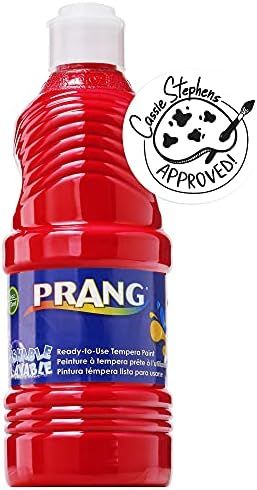 PRANG Ready-to-Use Washable Tempera Paint, 16-Ounce Bottle, Red (10701) | Amazon (US)
