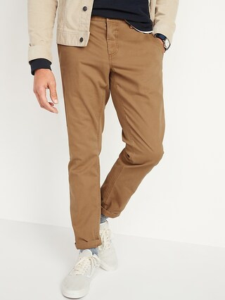 Athletic Taper Lived-In Khaki Non-Stretch Pants for Men | Old Navy (US)