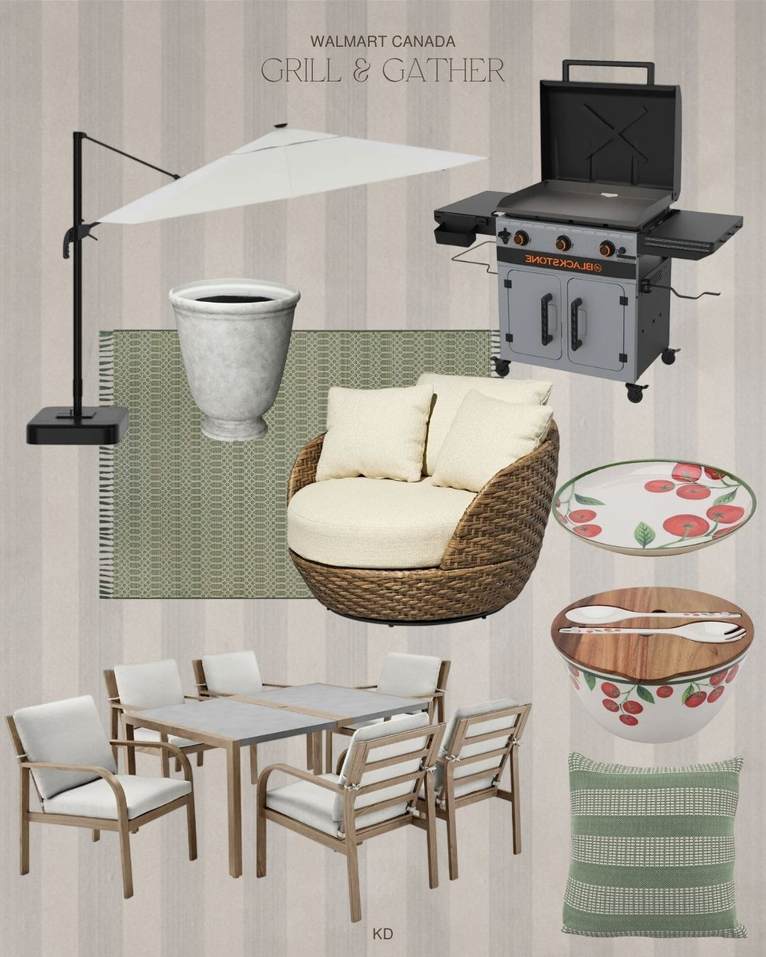 Walmart Canada: Grill & Gather, Outdoor Patio Season

#walmartfinds #walmartcanada #patiofurniture #outdoorliving #backyard #outdoorfurniture #patioumbrella #outdoorfirepit #firetable #conversationset #summerdecor #summerfurniture #canadianfinds #outdoorrug #rattanfurniture #wickerchait #outdoorchair #outdoordinnerware #outdoordining #outdoorcushion #outdoordiningset #blackstone #bbq 

 #LTKSeasonal #LTKHome #LTKSaleAlert