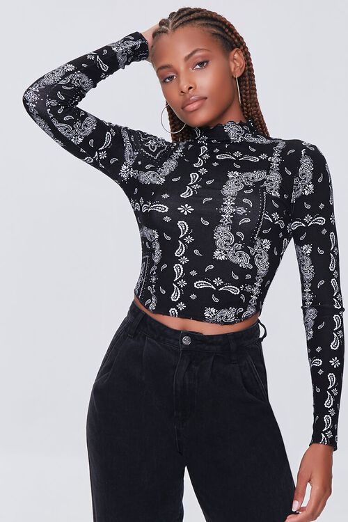 Paisley Print Crop Top | Forever 21 (US)