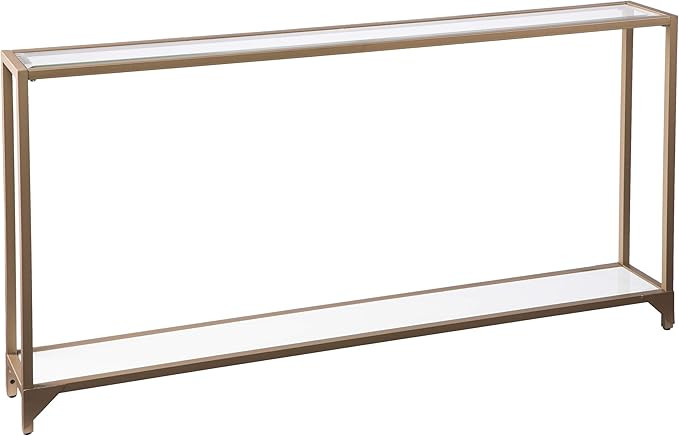Southern Enterprises Bergen Narrow Metal Console Table, gold | Amazon (US)