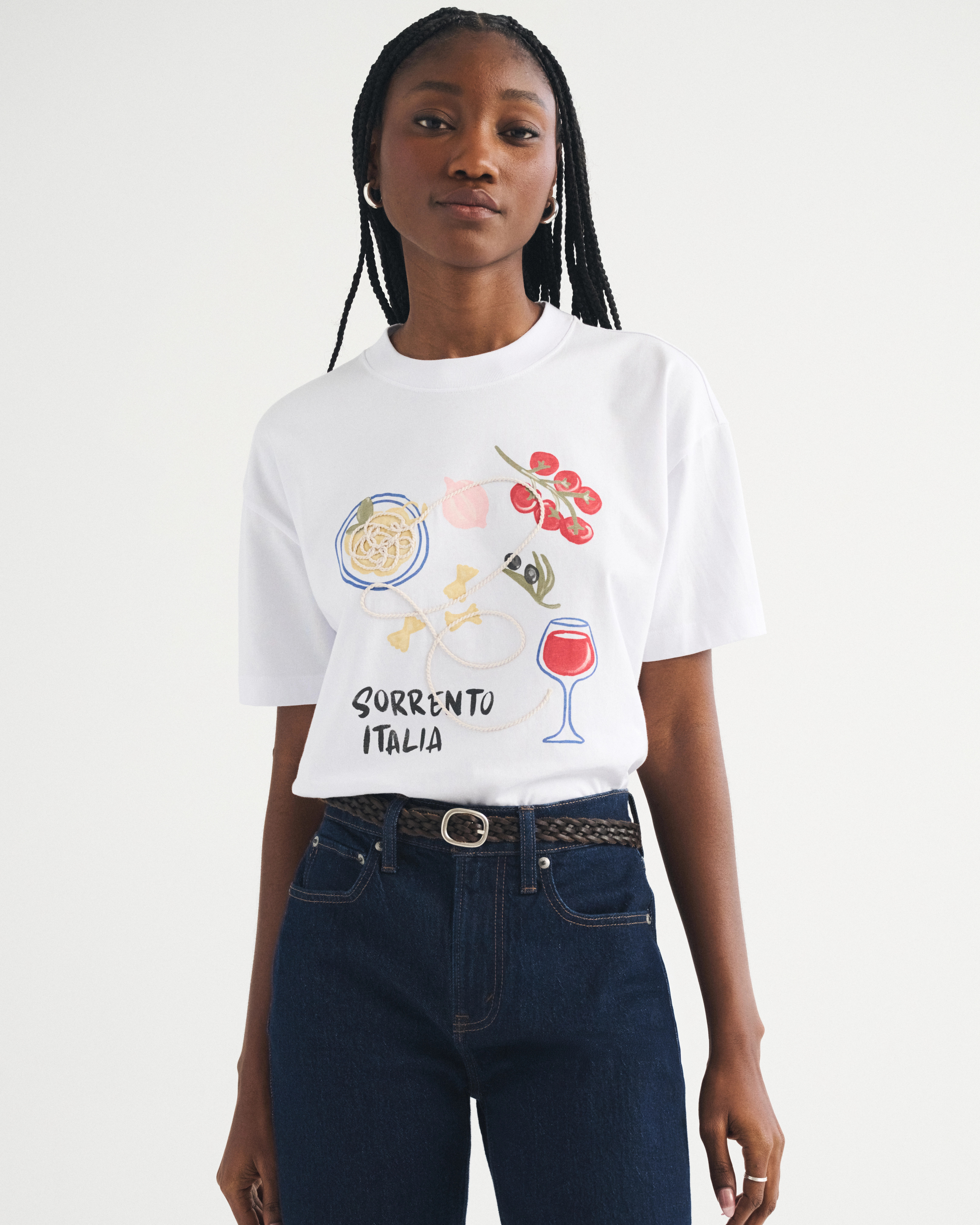 Oversized Italia Graphic Tee | Abercrombie & Fitch (UK & DE)
