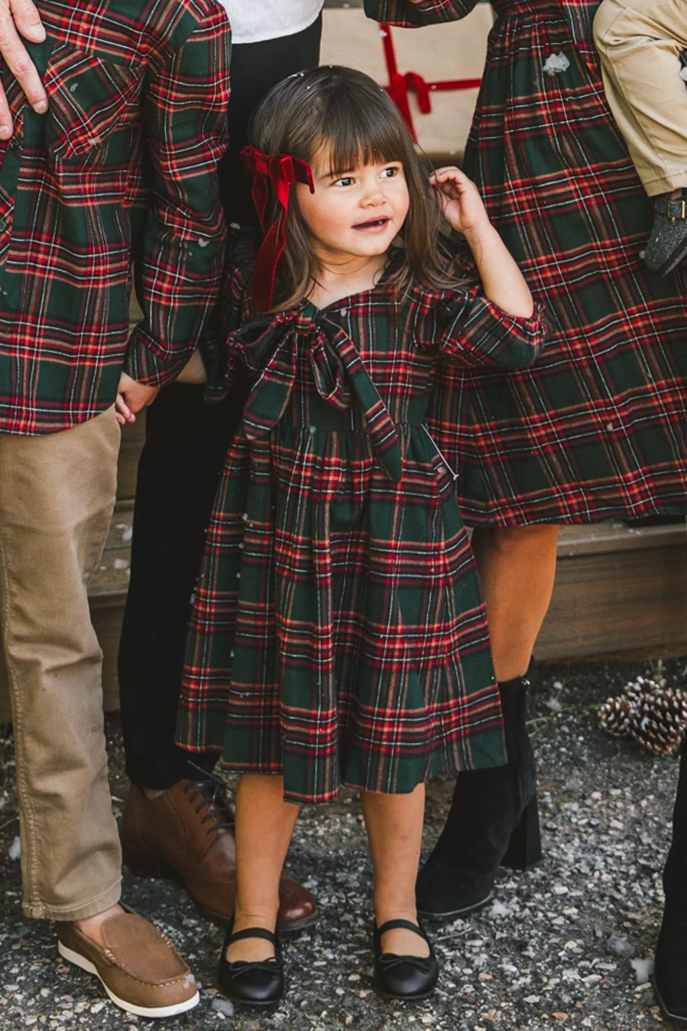 Mini Margo Dress in Green Plaid | Ivy City Co