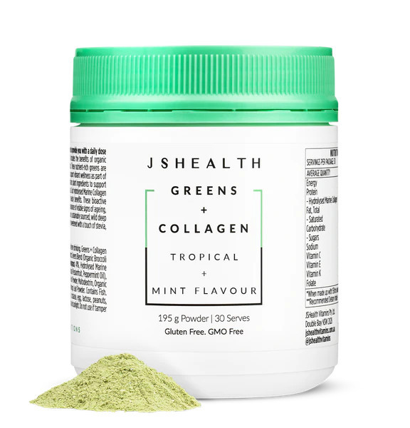 Greens + Collagen Formula - 195g | JS Health (UK & US)
