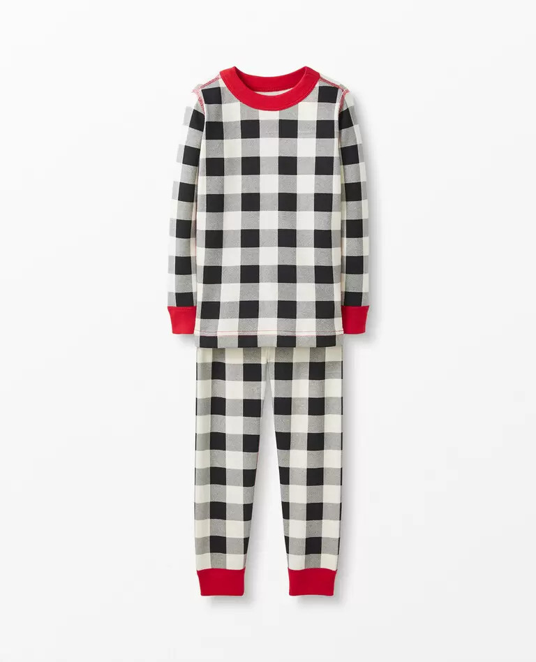 Holiday Print Long John Pajama Set | Hanna Andersson