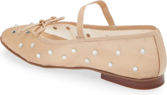 Releve Crystal Embellished Mary Jane Flat (Women) | Nordstrom