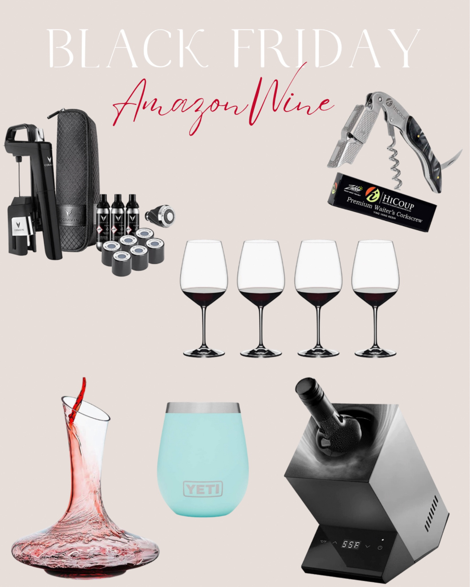 Amazon Black Friday wine edition 

#LTKhome #LTKCyberweek #LTKGiftGuide