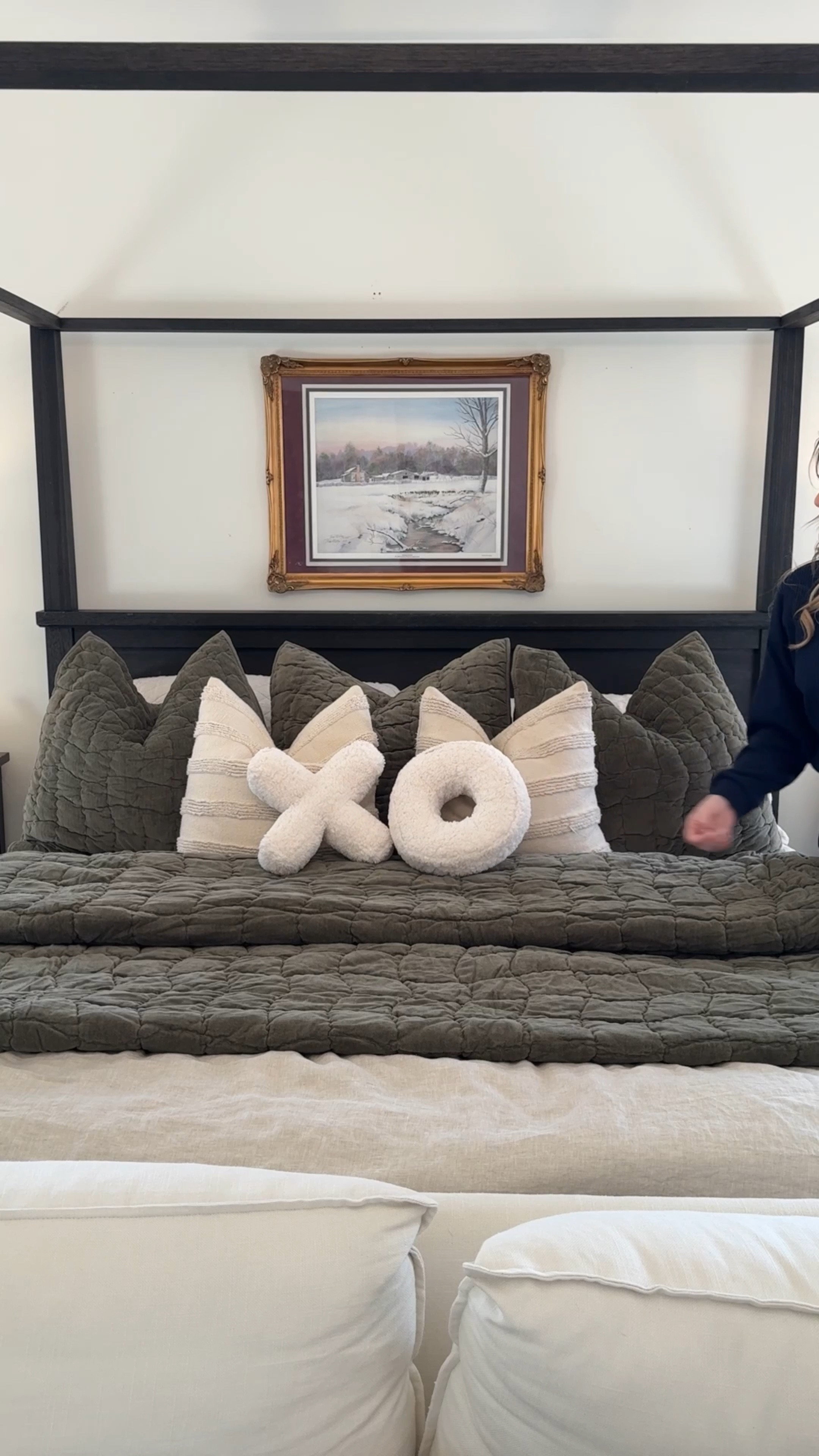 Our new year new bedding refresh! All bedding is from pottery barn, I love a neutral bedding + pop of green  

#LTKGiftGuide #LTKSeasonal #LTKHome