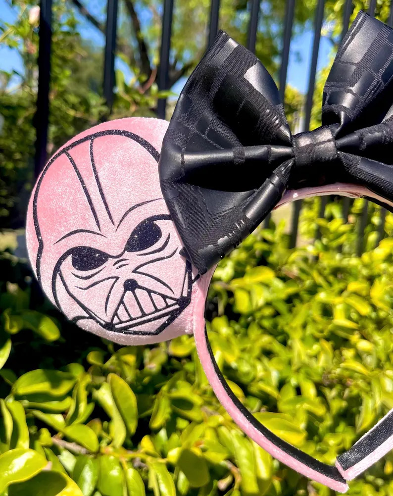 Darkside Due, Darth Vader Inspired Ears, Mouse Ears, Storm Trooper Inspired Ears, Star Wars Inspi... | Etsy (US)