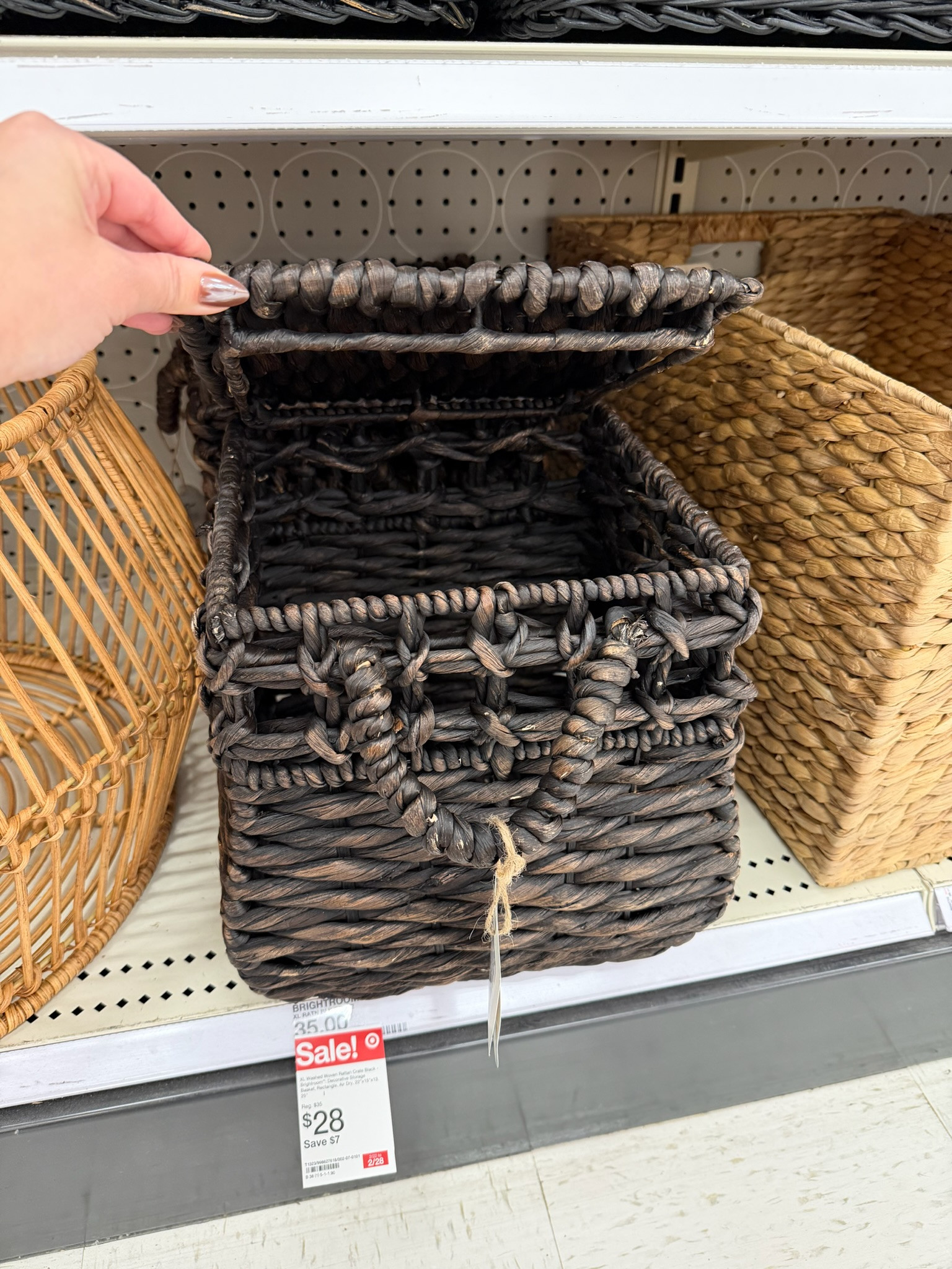 At #5 on the best sellers list this week! This rounded square woven basket with lid is the kind of piece that makes your space feel put together while secretly hiding the mess. I love adding texture like this to shelves or consoles.
date night outfits, vacation outfits beach, spring outfits, easter basket stuffers, work outfits, spring dresses, resort wear 2026, rodeo outfit inspo, business casual workwear, country concert outfits, woven storage basket, threshold decor, home organization, neutral home decor, coffee table styling, living room storage, target best seller 

 #LTKdayinmylife #LTKSeasonal #LTKHome