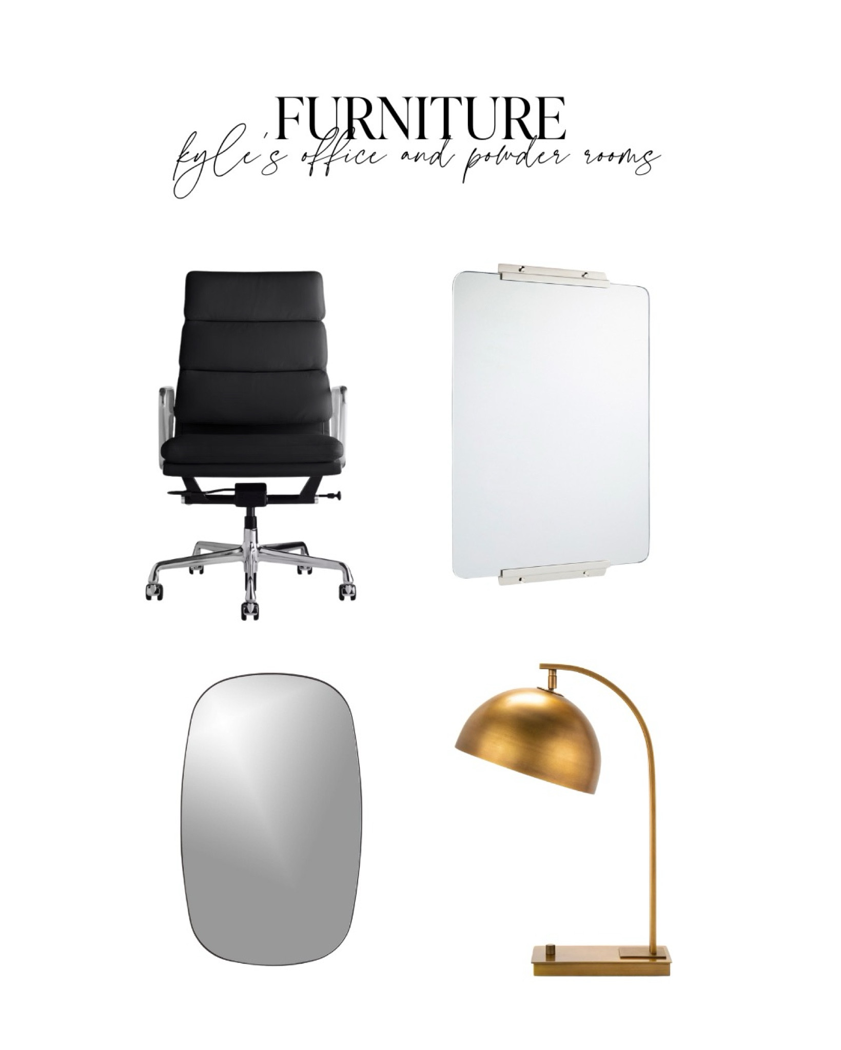 Furniture: Kyle’s Office and Powder Rooms

#LTKstyletip #LTKhome