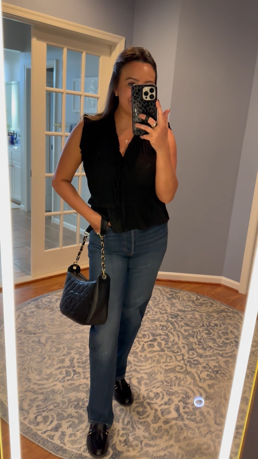 affordable Fall finds 

took a medium in the top and 28 in the jeans 

#LTKSeasonal #LTKFindsUnder50 #LTKSaleAlert