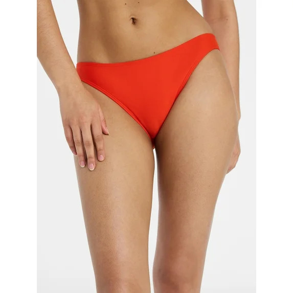 No Boundaries High Cut Polka Dot Bikini Bottoms, Women's XXS-XXL | Walmart (US)