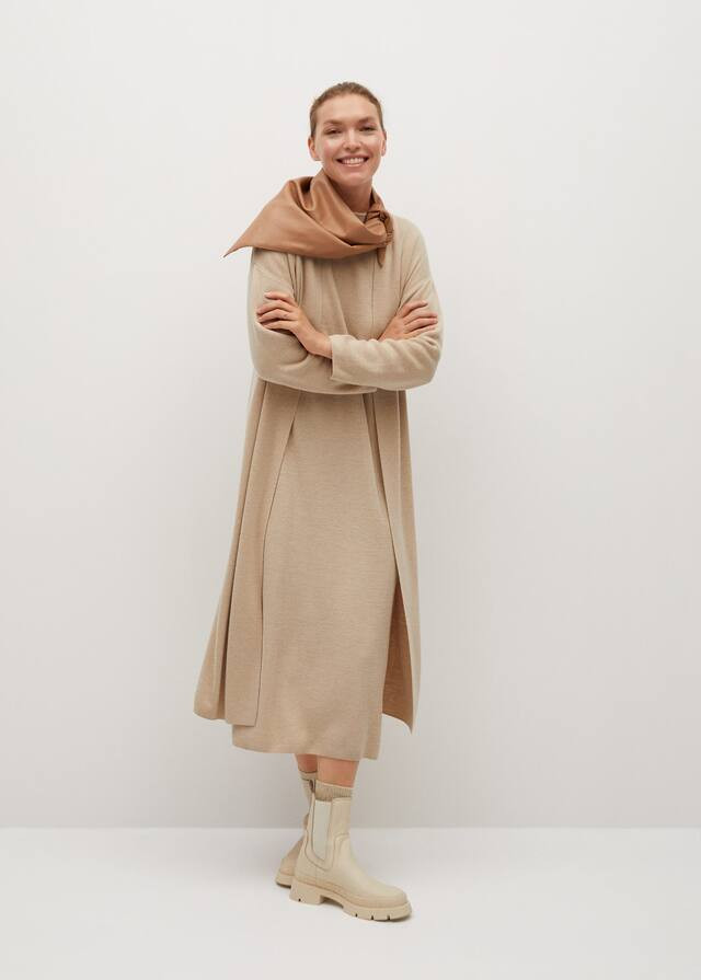Long knit cardigan | MANGO (US)