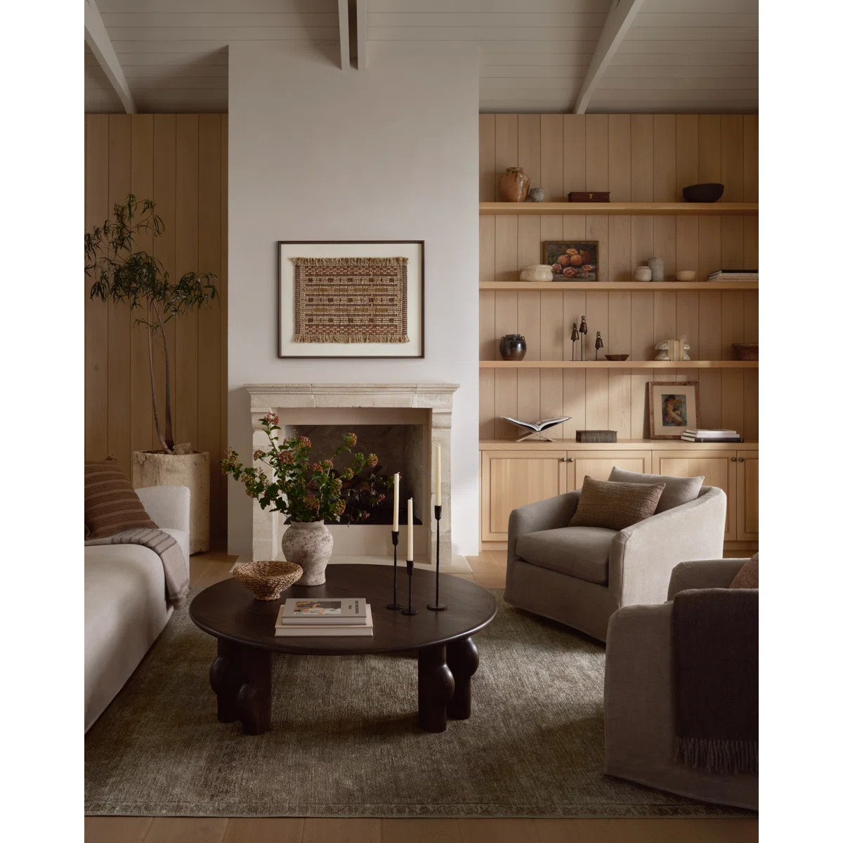 Amber Lewis x Loloi Cambria Ash / Bark Area Rug | Wayfair North America