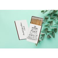 For Ever Hand Drawn Wedding Cake Personalized Match Boxes, Custom Engagement Two-Side Matches, Memorable Gifts, Party Favors | Etsy (US)