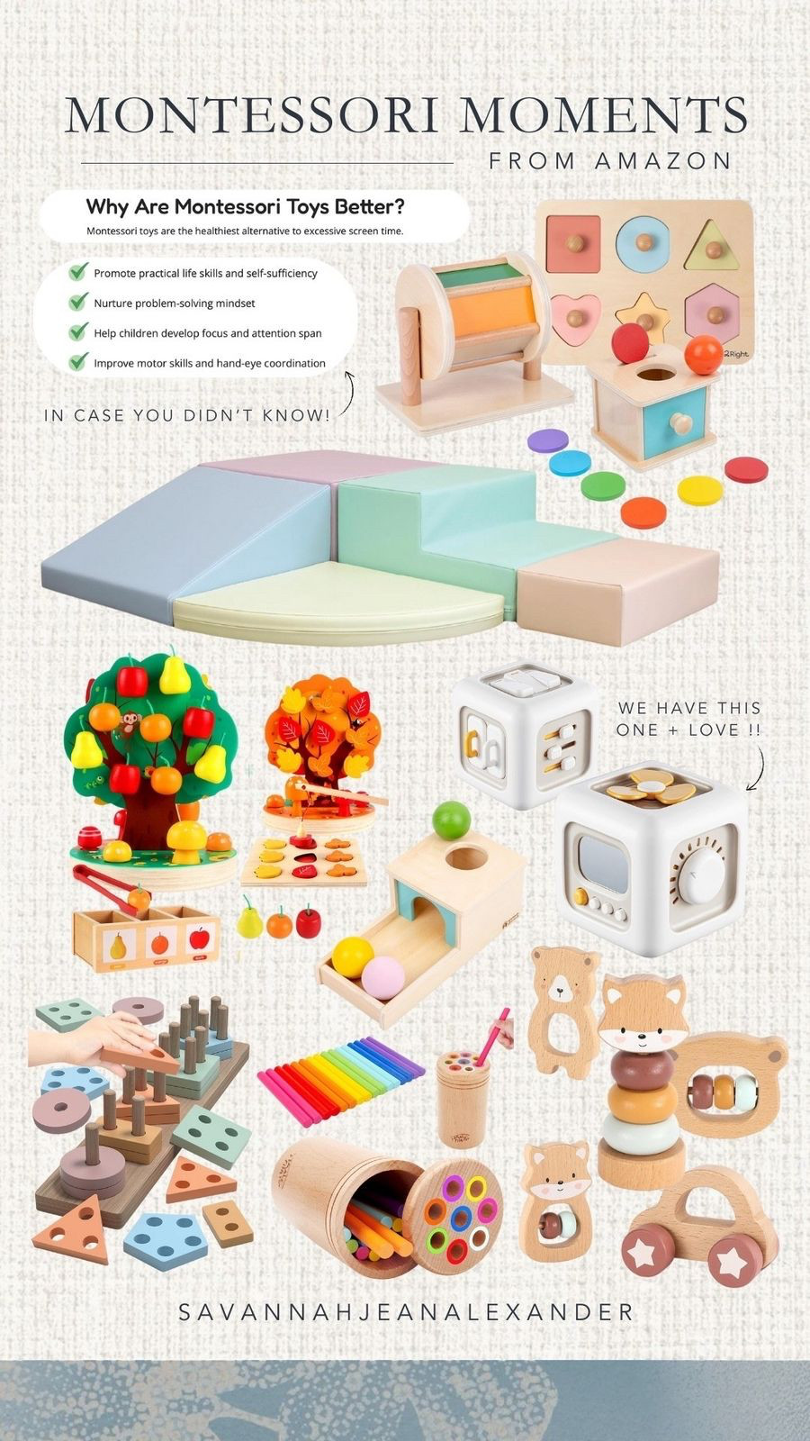 Montessori toys from amazon !! 

 

#LTKmomlife #LTKBaby #LTKKids