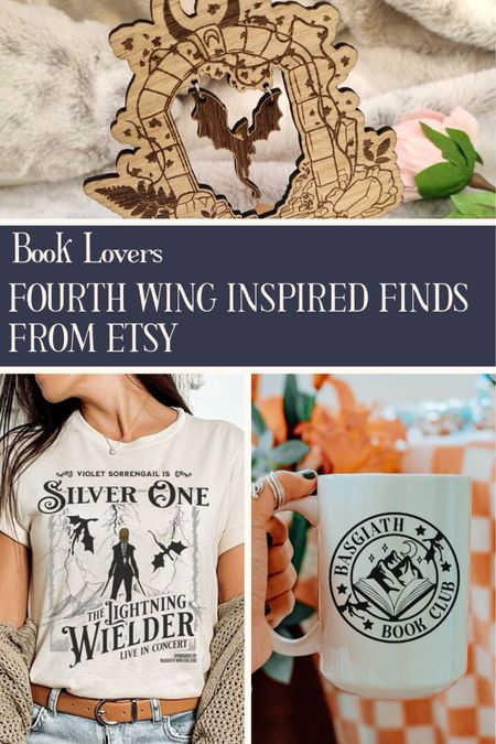 Fourth Wing Merch & Themed Gifts Based on Rebecca Yarros' The Empyrean Fantasy Book Series - Bookish merch based on Rebecca Yarros’ Fourth Wing and Iron Flame fantasy novels, full of daring, dragons, and romance. Shop the best Fourth Wing aesthetic finds from Etsy here! Follow for more bookish content, including book reviews, reading guides, and gifts for book lovers!


#LTKGiftGuide #LTKU #LTKSeasonal